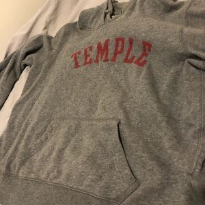 Temple University hoodie sweatshirt